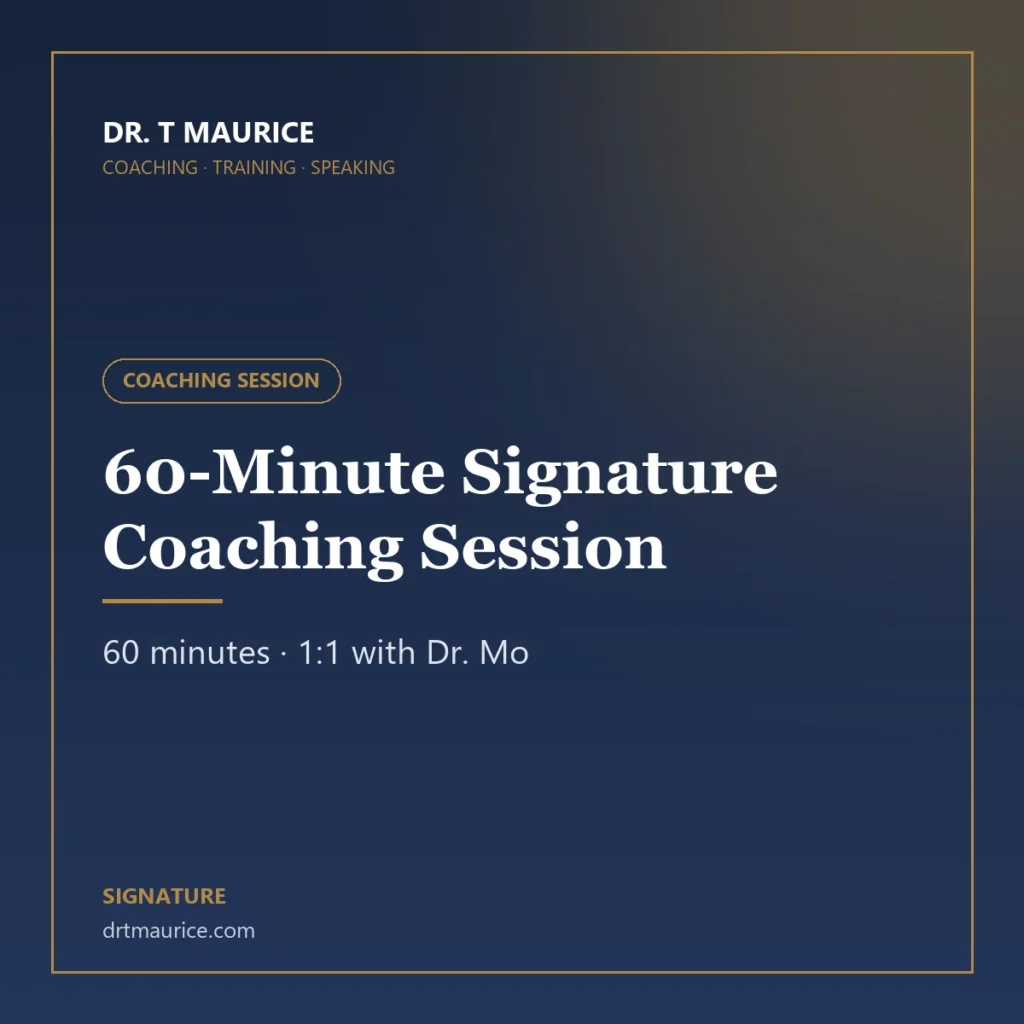60-Minute Signature Coaching Session